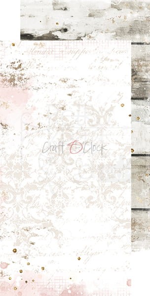 Zestaw papierów bazowych 15x30 Felicia CC-C60-FA-09 Craft O'Clock