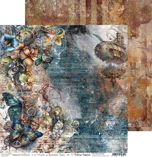 Zestaw papierów do scrapbookingu 30x30 Mists of Toolbox Town CC-F30-MTT-00 Craft O'Clock