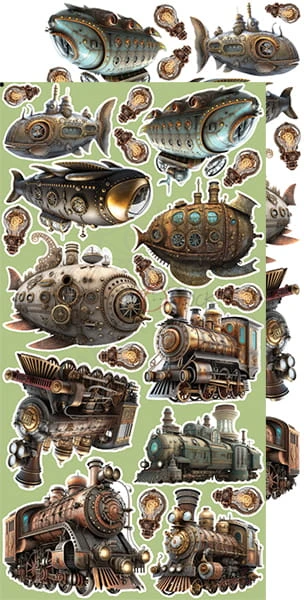 Zestaw dodatków 15x30 Mists of Toolbox Town - Town CC-F30-MTT-13 Craft O'Clock