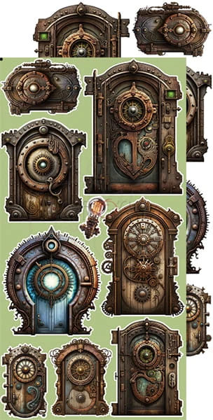 Zestaw dodatków 15x30 Mists of Toolbox Town - Town CC-F30-MTT-13 Craft O'Clock