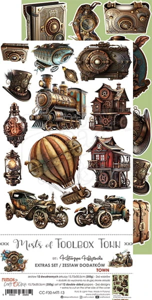 Zestaw dodatków 15x30 Mists of Toolbox Town - Town CC-F30-MTT-13 Craft O'Clock