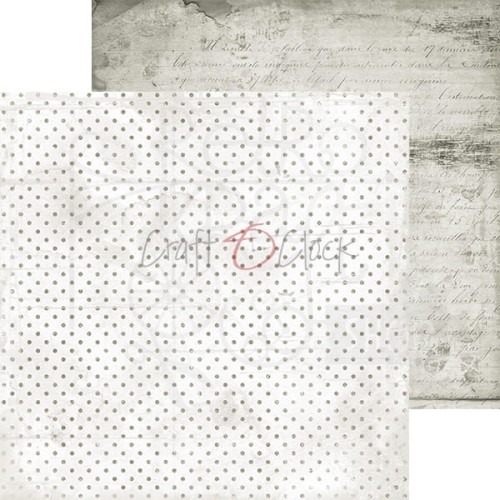 Papier do scrapbookingu 30x30 Basic 10 - Light Gray Mood 02 CC-BC10-02 Craft O'Clock