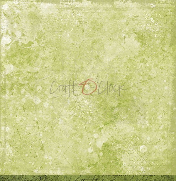 Papier do scrapbookingu 30x30 Basic 01 - Green Mood 03 CC-BC01-03 Craft O'Clock
