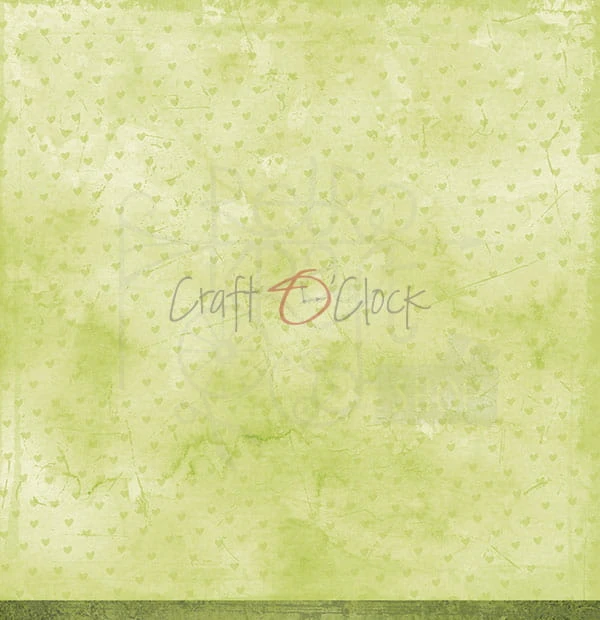 Papier do scrapbookingu 30x30 Basic 01 - Green Mood 06 CC-BC01-06 Craft O'Clock