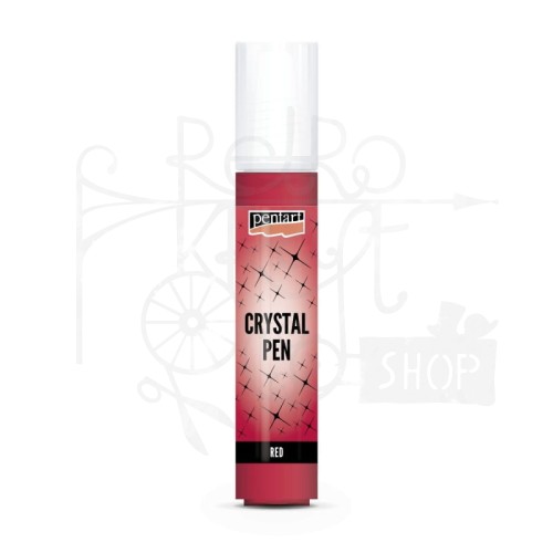 Pasta Crystal pisak czerwony 30ml 43756 Pentart