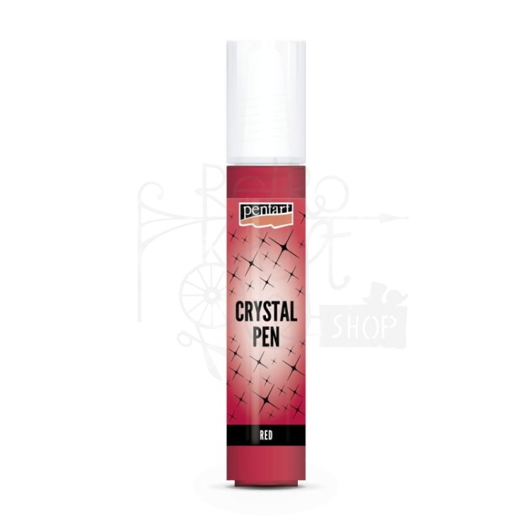 Pasta Crystal pisak czerwony 30ml 43756 Pentart