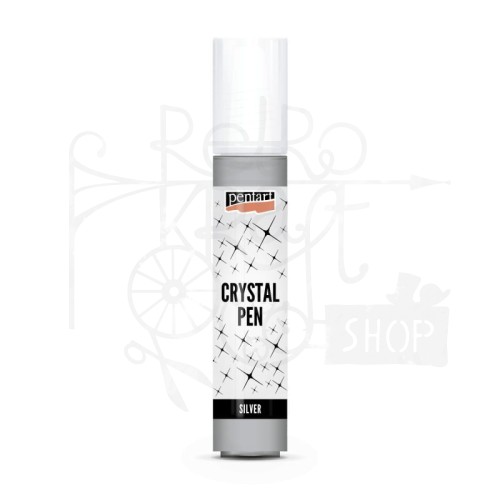 Pasta Crystal pisak srebrny 30ml 43755 Pentart