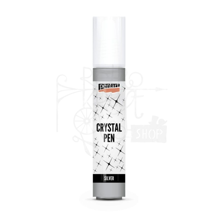 Pasta Crystal pisak srebrny 30ml 43755 Pentart