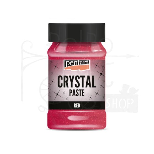Pasta Crystal czerwona 100ml 43546 Pentart