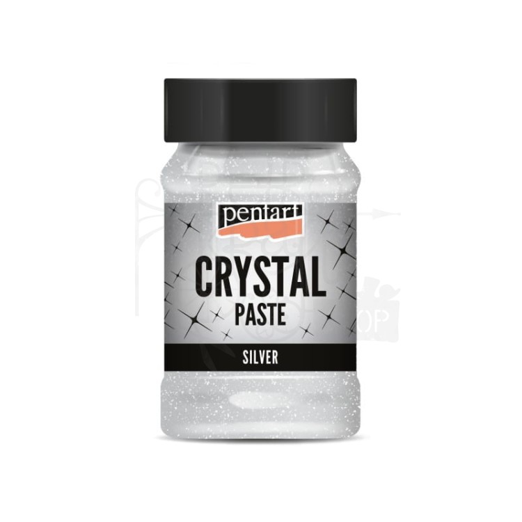 Pasta Crystal srebrna 100ml 43544 Pentart