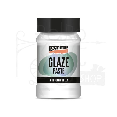 Pasta Glaze brokatowa zielona 100ml 43541 Pentart