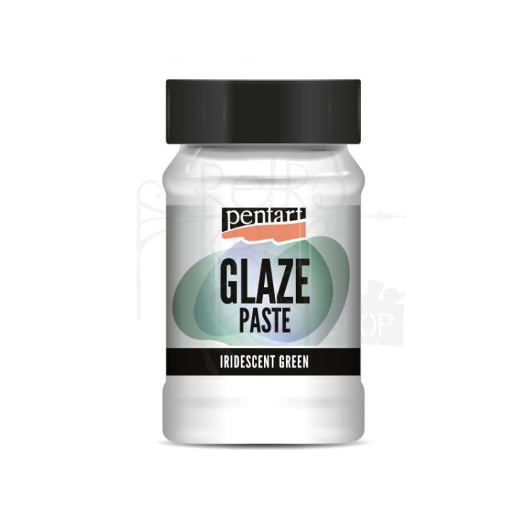 Pasta Glaze brokatowa zielona 100ml 43541 Pentart