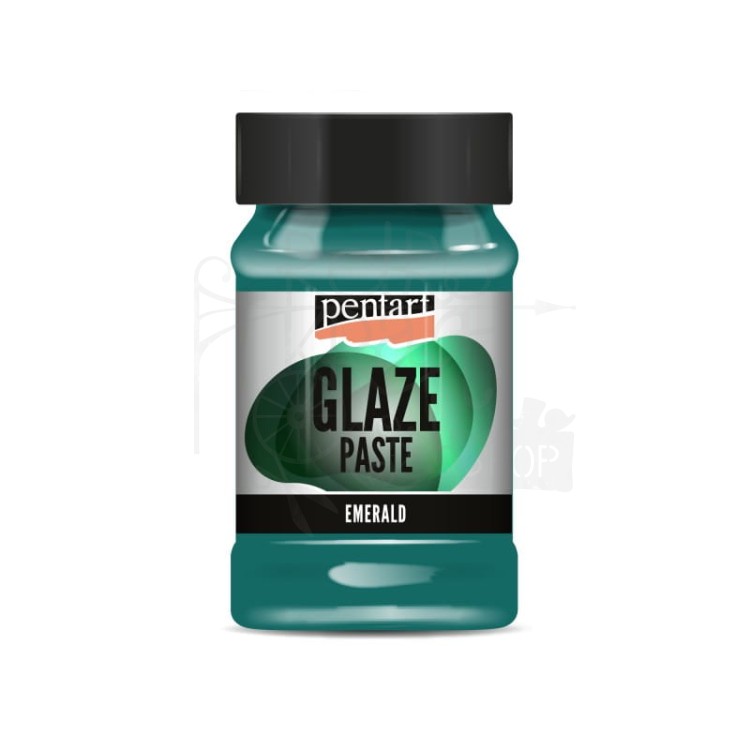 Pasta Glaze szmaragdowa 100ml 43542 Pentart