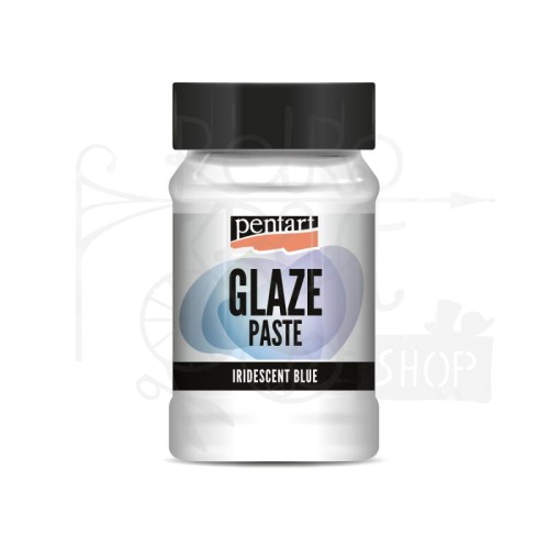 Pasta Glaze brokatowa niebieska 100ml 43539 Pentart