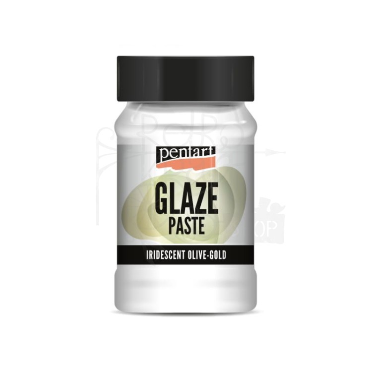 Pasta Glaze brokatowa oliwkowe złoto 100ml 43538 Pentart