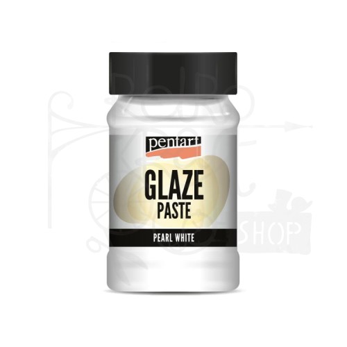 Pasta Glaze perłowa biała 100ml 43534 Pentart