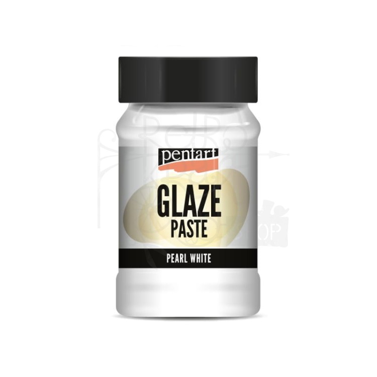 Pasta Glaze perłowa biała 100ml 43534 Pentart
