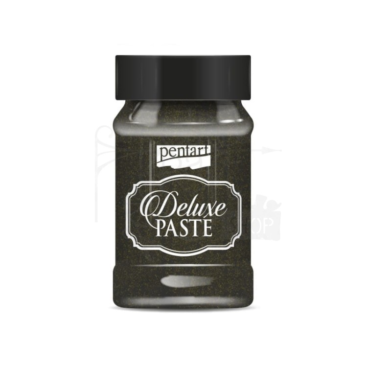 Pasta Deluxe czarno-złota 100ml 43735 Pentart