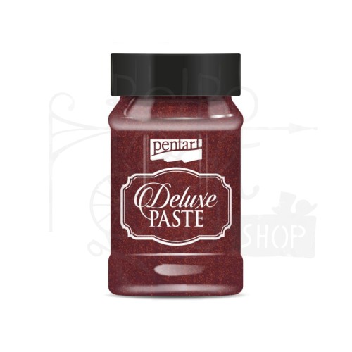 Pasta Deluxe bordowo-złota 100ml 43654 Pentart