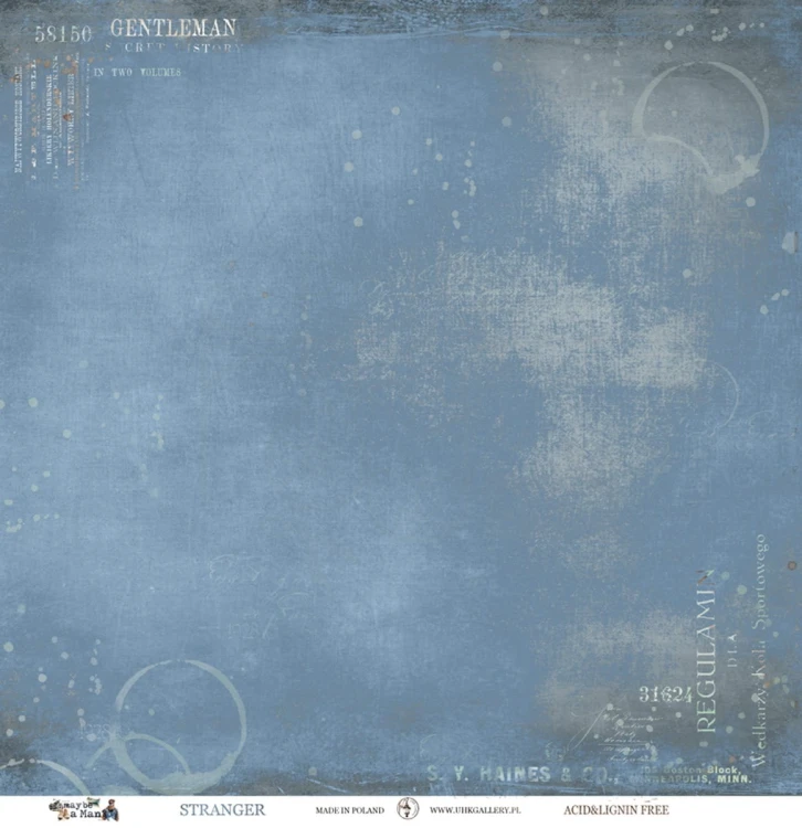 Papier do scrapbookingu 30x30 Maybe a man - STRANGER UHK Gallery