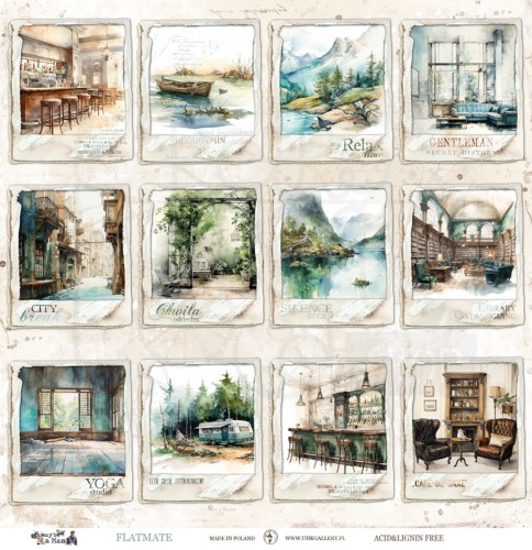 Papier do scrapbookingu 30x30 Maybe a man - FLATMATE UHK Gallery