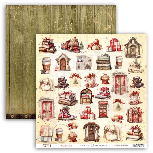 Papier do scrapbookingu 30x30 The Christmas Workshop - DECORATION UHK Gallery