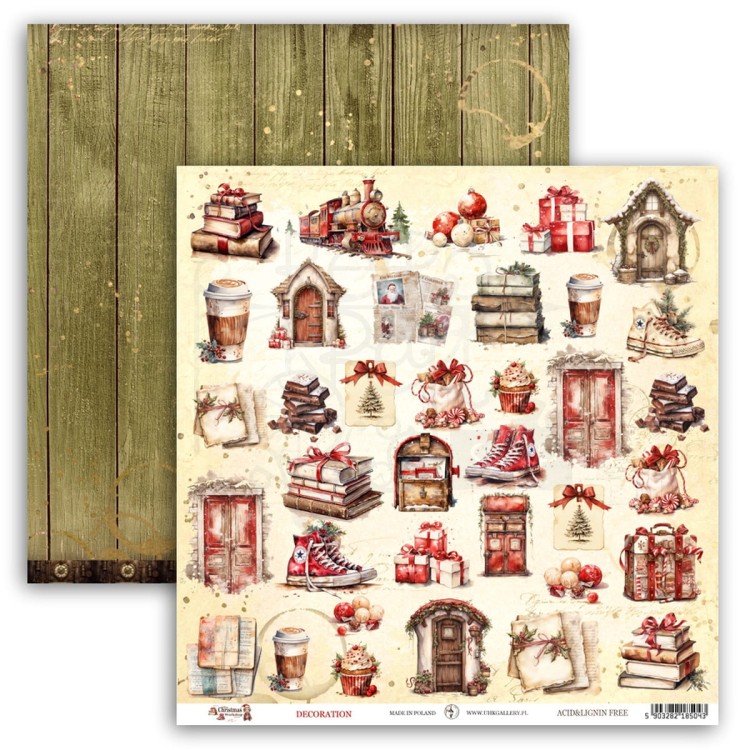Papier do scrapbookingu 30x30 The Christmas Workshop - DECORATION UHK Gallery