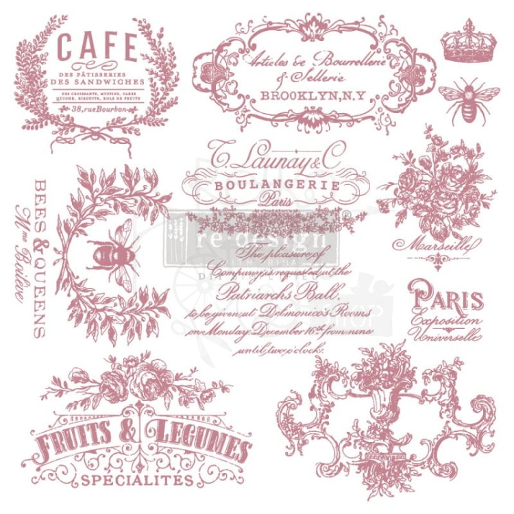 Stempel akrylowy 31x31cm I See Paris 650124 Prima