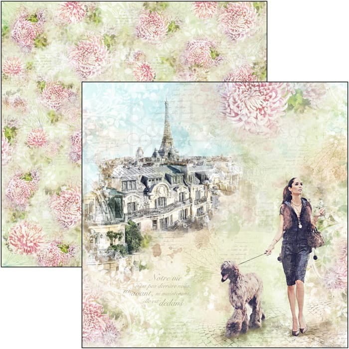 Zestaw papierów do scrapbookingu 30x30 Notre Vie CBPM045 Ciao Bella
