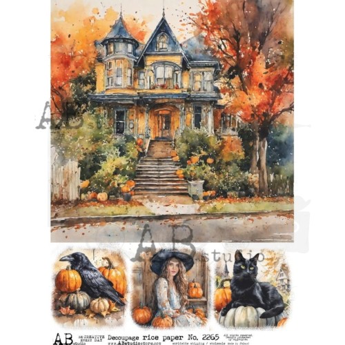 Papier ryżowy A4 Halloween ID-2265 ABstudio