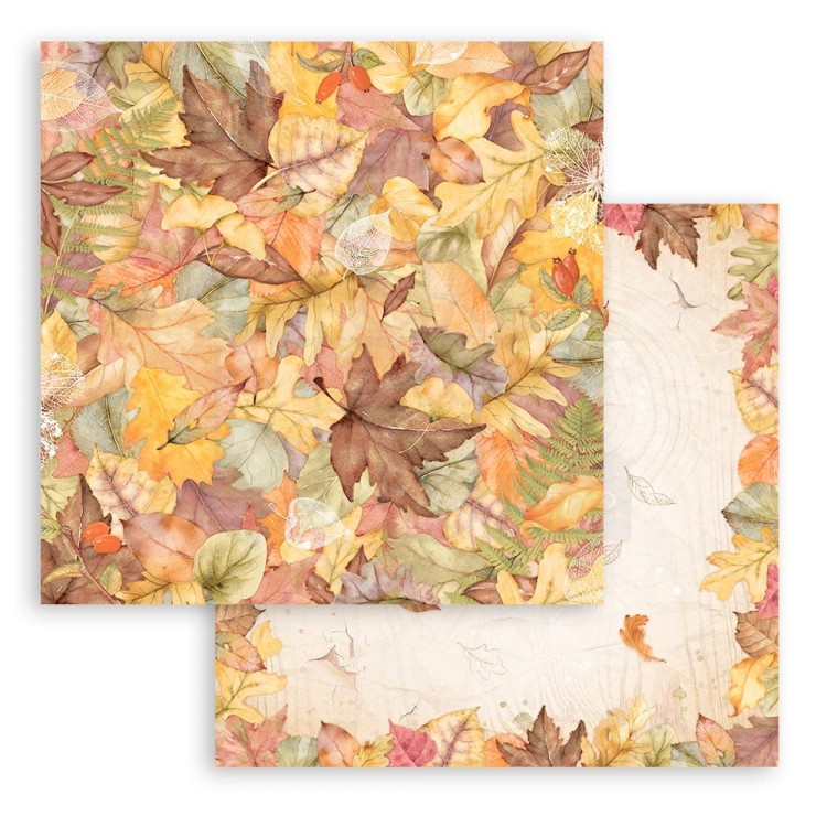 Zestaw papierów do scrapbookingu 20x20 Woodland SBBS92 Stamperia