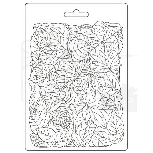 Foremka tekstura A5 Woodland Liściaste tło K3PTA5658 Stamperia