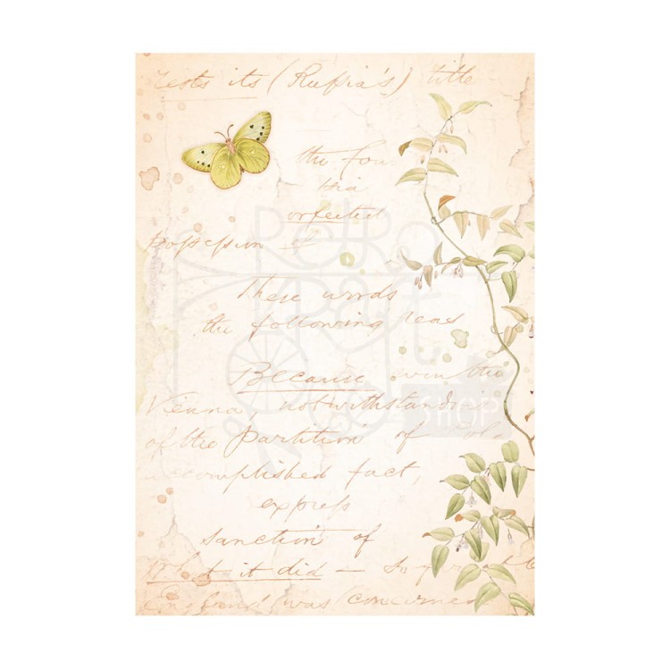 Papier ryżowy A6 Woodland Background - zestaw 8szt DFSAK6011 Stamperia