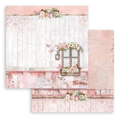 Zestaw papierów do scrapbookingu 20x20 Rose Land SBBS85 Stamperia