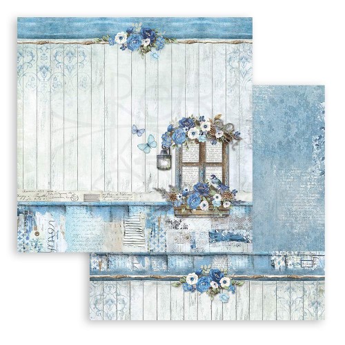Zestaw papierów do scrapbookingu 20x20 Blue Land SBBS84 Stamperia