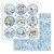 Zestaw papierów do scrapbookingu 20x20 Blue Land SBBS84 Stamperia