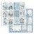 Zestaw papierów do scrapbookingu 20x20 Blue Land SBBS84 Stamperia