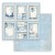 Zestaw papierów do scrapbookingu 20x20 Blue Land SBBS84 Stamperia