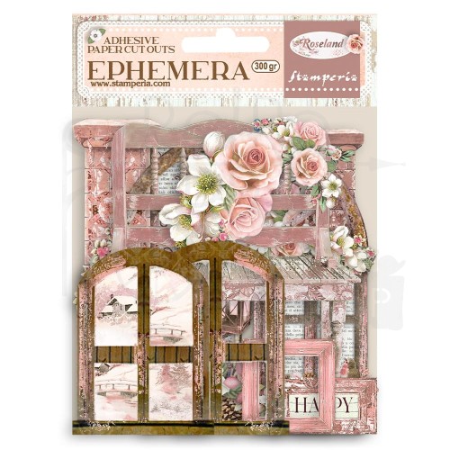 Ozdoby papierowe samoprzylepne Ephemera Rose Land DFLCT23 Stamperia