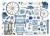Ozdoby kształty tekturowe Die Cuts Blue Land DFLDC79 Stamperia