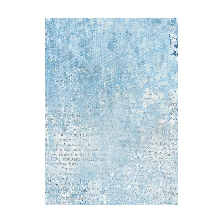 Rub-on transfer 10x21.6cm Blue Land DFLRB34 Stamperia