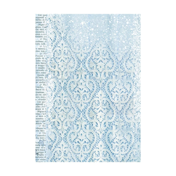 Rub-on transfer 10x21.6cm Blue Land DFLRB34 Stamperia