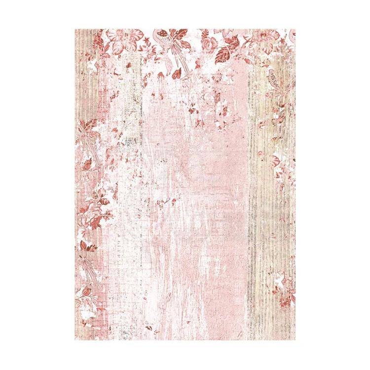 Papier ryżowy A6 Rose Land Background - zestaw 8szt DFSAK6006 Stamperia
