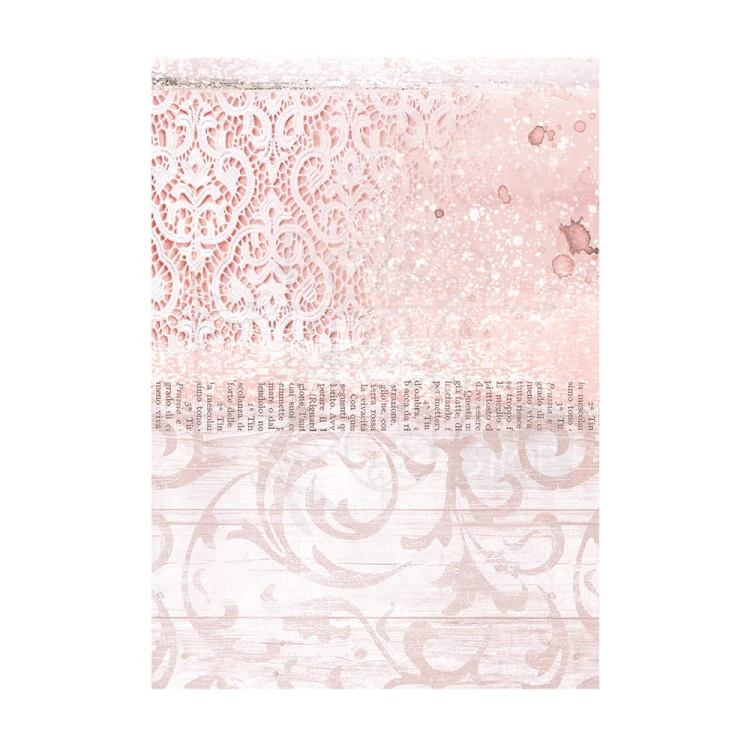 Papier ryżowy A6 Rose Land Background - zestaw 8szt DFSAK6006 Stamperia