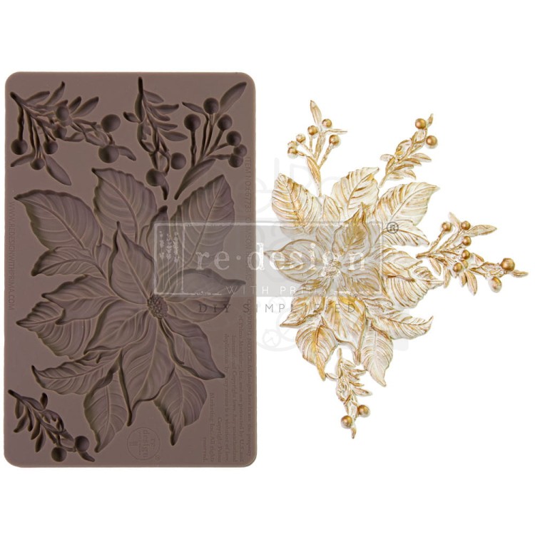 Foremka silikonowa 20x13 Crimson Blooms 667733 Prima