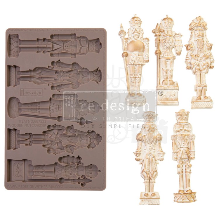 Foremka silikonowa 20x13 Wooden Nutcracker 667122 Prima