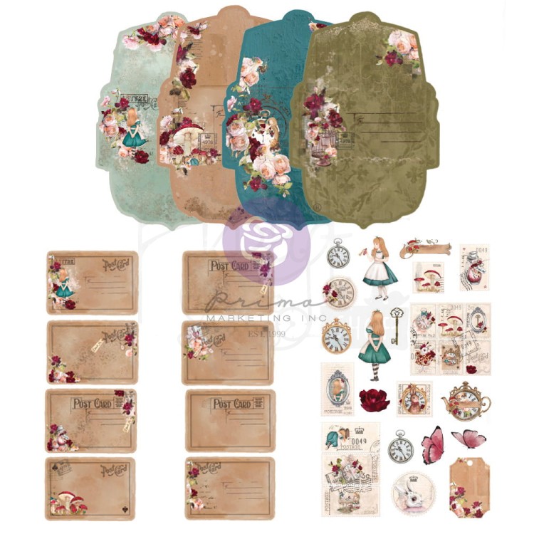 Zestaw kart pocztowych Postcard Kit Lost In Wonderland 665227 Prima