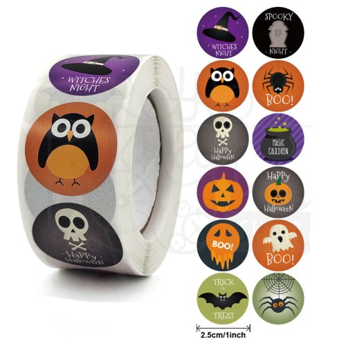 Naklejki z motywem Halloween - 24 szt