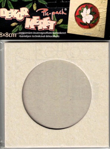 Ramka z tektury koło 8x8cm