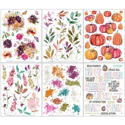Rub-on transfer 15x20cm ARToptions Spice 6 arkuszy AOS25309 49 and Market
